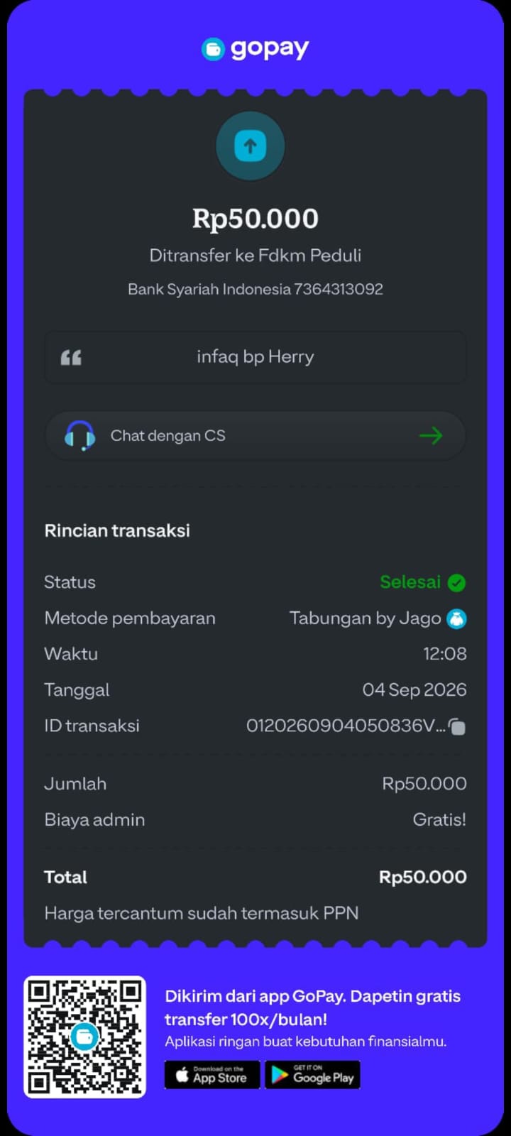 Bukti Pak Herry SA2 RT 01