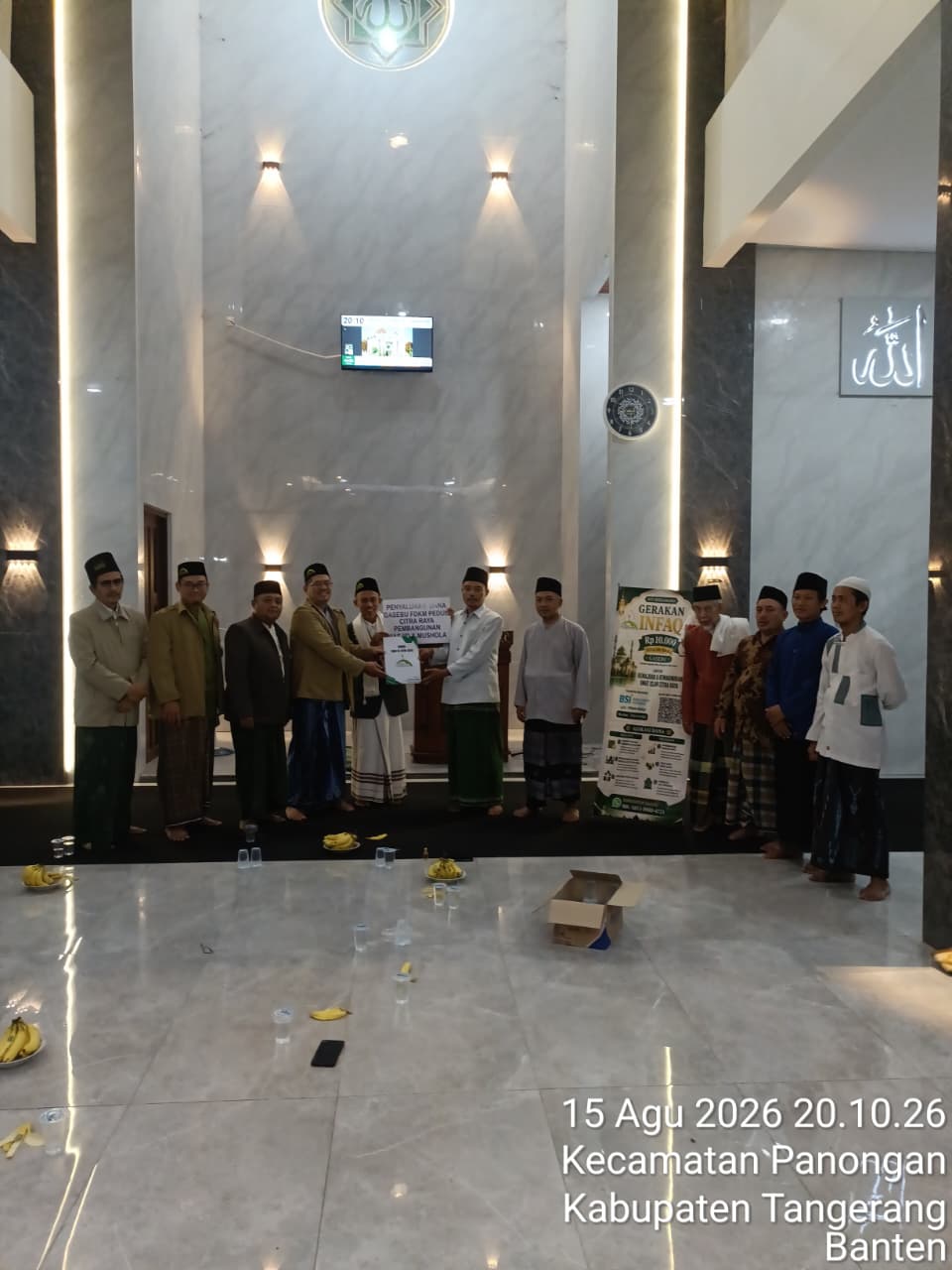 Distribusi Gasebu untuk Pembangunan Masjid Al Akhila